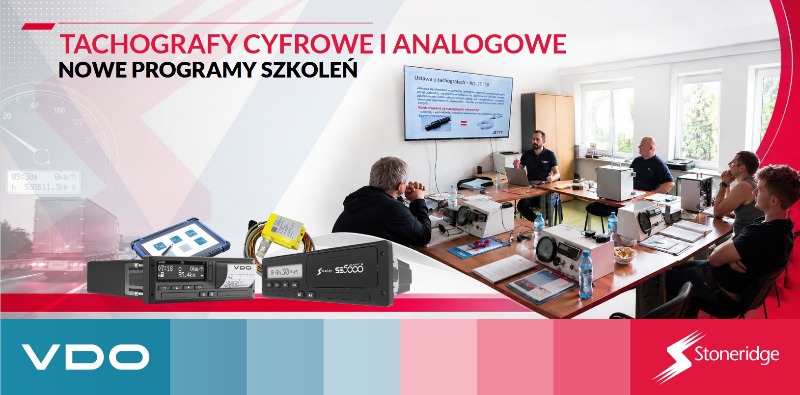 Tachografy cyfrowe i analogowe - nowe programy szkoleń